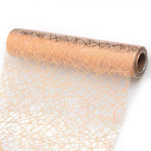 Tischläufer, Größen Erhältlich, Dünne Pailletten-Tischdecken, Rolle, Zum Dekorieren Von Esstischen, Hochzeiten, Geburtstagen (Roségold, 28cm*5m)