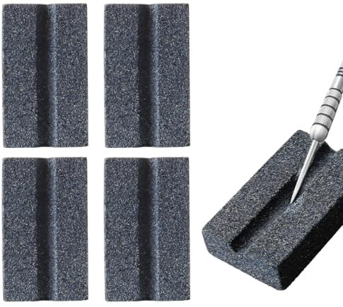 SGERUFZ 4 Pcs Dart Schleifstein Dart Sharpener für Metall Darts und Steel Dartpfeile, Dart Zubehör