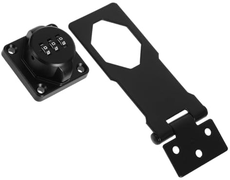 UKCOCO Cabinet Password Hasp Lock Secure Storage Lock for Drawers Cupboard Office Barn Door