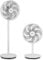 aeco AirX-Flow 100 Standventilator 2-in-1 Stand- & Tischventilator 3 Geschwindigkeitsstufen Höhenverstellbarer Oszillation 85° 55W Kraftvoller 7-Blatt Lüfter Ventilator Luftzirkulation