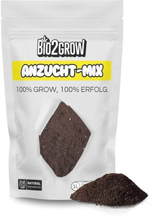 Bio2Grow Anzuchterde - Blumenerde Substrat Kokoserde Anzuchterde Palmenerde Rindenmulch Gartenerde Pflanzerde Grow (20 Liter)