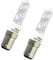 ShuoHui Halogen Bulb B15d 100W Dimmable, AC230V, 1100LM Warm White 2700K, Clear Halogen Lamp B15 for Ceiling Light, Cabinet Light, Wall Lamp (2)