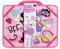 Disney Minnie Mouse Kreativkoffer | Reise-Maltisch mit Stiften und Stickern | Malset für Mädchen mit Schablonen | Tragbares Zeichenset für Kinder | Bastelspaß mit Minnie und Daisy | Drawing (MM252344)