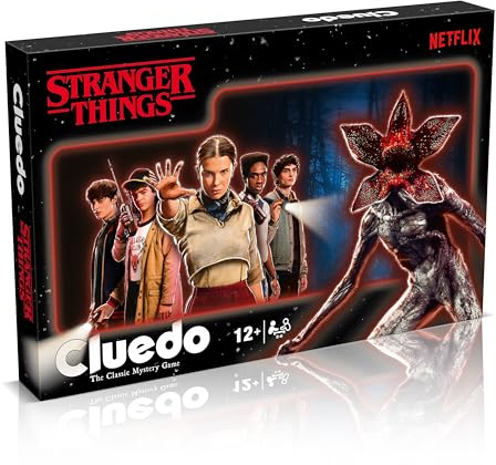 Winning Moves Stranger Things Cluedo Mystery Board Game perfect for 2–6 players and makes a great gift for fans aged 12 and up