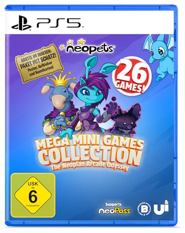 Neopets - Mega Mini Games Collection - The Neopian Arcade Odyssey - Day 1 Edition - PS5