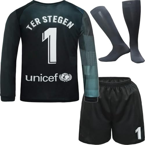 NIHMEX TER Stegen Kinder Torwart Trikot Fußball #1, Neu Saison, Shorts Socken Torwarttrikot