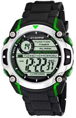 Calypso Jungen digital Quarz Uhr mit Kautschuk Armband K5577/3