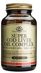 Solgar Super Cod Liver Oil Complex Softgels with Added EPA and DHA