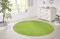 Hanse Home Nasty Teppich Rund – Wohnzimmerteppich Flauschiger Kurzflor Einfarbig Unifarben für Esszimmer, Wohnzimmer, Kinderzimmer, Flur, Schlafzimmer, Küche – Uni Grün, 200cm
