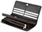TONY PEROTTI Cortina Damen Geldbörse 19 x 10 cm in Braun echtes Italienisches Leder