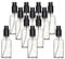YIZHAO Flacon Spray Vide 50ml, Transparent Bouteille Spray Verre, avec Brouillard de Pulverisateur Fine, pour Huiles Essentielles, Aromathérapie, Parfums, Nettoyage, Voyage, Pharmacie – 12Pcs