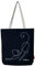 hello-bags. Bolso Totebag con cremallera, forro y bolsillo interior. Exterior: Algodón 100%. Incluye sobre kraft de regalo. Modelo GATUNA. Color: Crudo/Negro. Medidas: 37 * 38 cm