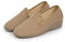 CoboFamily Zapatillas de Estar por Casa Mujer Verano Otoño Invierno, Zapatillas Casual Cómodas Respirables, Zapatos de Rejilla con Tacón Cuña y Punta Cerrada Multicolor, Suela Caucho (Beige, 38)