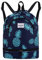HAWEE Dry Wet Kordelzug-Rucksack mit Schuhfach für Damen, verstellbarer Turnbeutel, Ananas, Dunkelblau, Einheitsgröße, Tagesrucksäcke