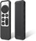 Fintie Funda Protectora para Apple TV Siri Remote 2021 2022–Funda de Silicona Ligera Antideslizante a Prueba de Golpes para Apple TV 4K/HD Siri Mando a Distancia (2ª generación/3ª generación), Negro