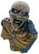 Nemesis Now Officially Licensed Iron Maiden Piece of Mind Bust, Yellow, 25cm