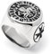 Schmuck-Checker Templer Siegelring historisches Motiv hochwertiger Kreuzritter Ring aus 316L Edelstahl Herren Geschenk Tempelritter (71 (22,6 mm Ø))
