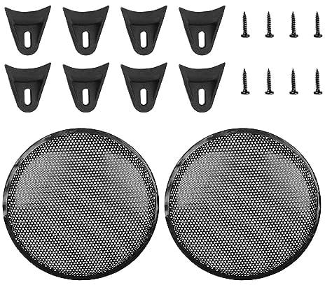 MACHSWON 2pcs Car Grill Cover Mesh Protector Speaker Cover Woofer Subwoofer Grill for Honda 12