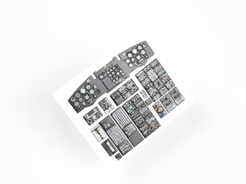 Red Fox Studio Sprue Brothers CH-47D Chinook Early (TRP-Kit), 1:35 Quick Set Acryl-Instrumentententafel – RFSQS35008