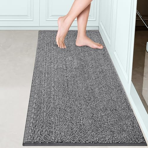 FCSDETAIL Runner Rug 60 x 150 cm, Indoor Door Mat, for Hallway, Kitchen | Dirt Trapper, Machine Washable, Non-slip, for Bedroom, Living Room