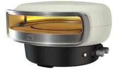 Everdure KILN - Forno per pizza a 2 bruciatori, 9,2 kW, rotante, 360 gradi, colore: Bianco