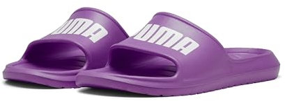 PUMA - DIVECAT V2 LITE, Sandalias deslizantes Unisexo, WILD BERRY-PUMA WHITE,