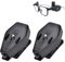 DARANCA Mini luz LED con clip for gafas, 1 par de luces LED con clip for gafas, mini luces de lectura de libros for lectura nocturna de libros, mantenimiento de aparatos de pesca
