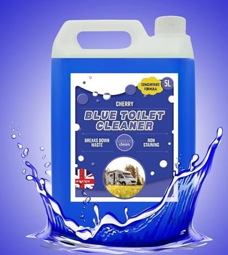 Unibos | Motorhome & Caravan WC Blue Toilet Fluid & Rinse Cleaner | Biodegradable Formaldehyde Free Cleaning Formulation | Disinfectant & Cleaner | Fresh Fragrance-Caravan Toilet Chemicals (Cleaner)