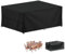 LAMUNI Large Garden Furniture Covers, 240x100x80cm Outdoor Garden Furniture Set Cover, 420D Oxford Patio Table Covers Waterproof Patio Furniture Covers for Outside Chair and Table Rattan Sofa Cover