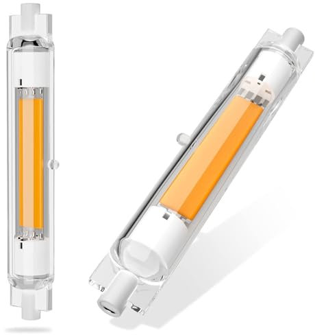 ZJZG R7S LED 118mm 30W, LED R7S 118mm Dimmbar Ersatz für 300W Halogen Leuchtmittel, Naturweiß 4500K 3000LM, Kein Flackern, 360°Abstrahlwinkel, 2er Pack