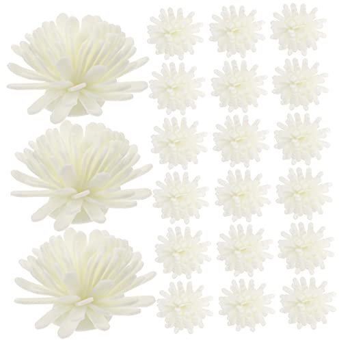 FUNOMOCYA 100pcs Faux Hydrangea Flower Diffuser Sticks Aromatherapy Essential Oil Diffuser Accessories Lightweight Pe Design for Home Fragrance Decoration for Scent Diffusion Any Space