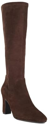 Dune London Ladies SIMPLE Block-Heel Knee-High Boots Knee High Boots