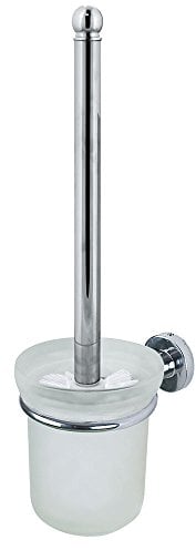 Spirella Atlantic Chrome Frosty White WC Bürste mit Halterung