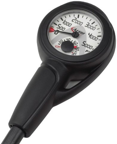 Overboard Aeris Finimeter X1, Druckanzeige in bar