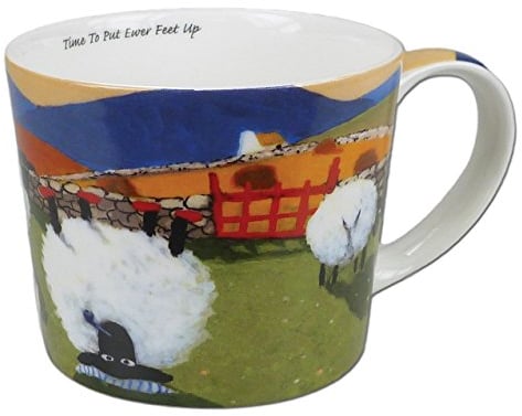 Thomas Joseph - Coffee Mug - Time To Put Ewer Feet Up