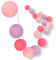 CREATIVECOTTON LED Lichterkette mit Cotton Balls inkl. Timer und Dimmer (35 Kugeln, Wonderland)