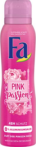 FA Pink Passion Lot de 6 déodorants en spray Parfum rose 150 ml