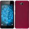 PhoneNatic Coque Rigide Compatible avec Microsoft Lumia 650 - gommée Rose Chaud - Cover Cubierta Cover