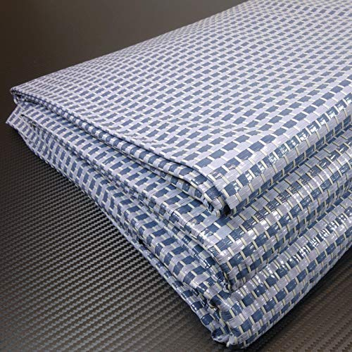 Outdoor Teppich Camping Matte ´´´odooro DURATEX 3,0m x 8m blau-grau *** VIELE GRÖSSEN * 500 g/m² Zeltteppich Vorzelt Teppich Garten Spieldecke Wohnwagen Camper