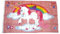 Fahne/Flagge Einhorn Regenbogen 90 x 150 cm