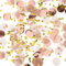 TecUnite Rund Seidenpapier Konfetti Punkte für Hochzeit Geburtstag Party Dekoration, 1,76 Unzen (Rose Gold Konfetti )