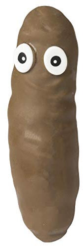 HTI Lot De 3 Cacas Anti Stress 14 cm x 60 cm Marron Unisexe 3+