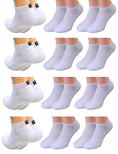 Cocain underwear 39-42, 12 Paar weiße Sneakers sneakers-socken sneakers-söckchen füsslinge damen baumwollsocken halbe schwarze sneaker herren