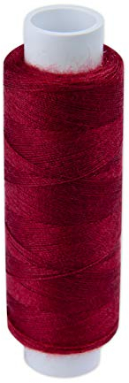 Starker Nähfaden aus Polyester für Profis von Pasmanta, Feinste Spulen, Universeller Mehrzweckgarn fürs Hand- und Maschinennähen, Rolle: 200 m, von Pasmanta seit 1953 (5613 - Bordeaux)