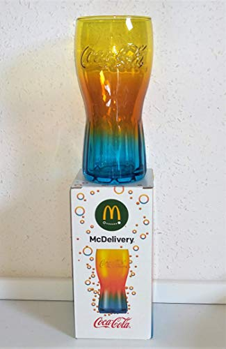 McDelivery/Glas/Gläser/Limitierte Edition/RegenbogenGlas/Mc Donald's / 2020 / NEU/Sammelglas/Colaglas/Coca-Cola