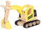 Bartl 112363 Pintoy Bagger aus Massivholz | Qualitatives Spielzeug für Kinder ab 3 Jahren