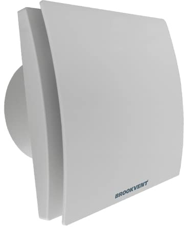 Brookvent Airstream DMEV 150 HT (Continuous Running Extractor Fan with Humidistat Timer), 150mm, white