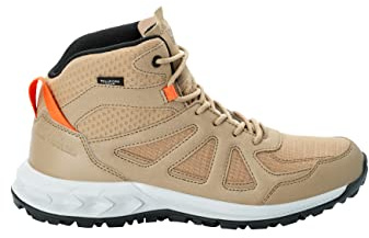 Jack Wolfskin Women's Woodland 2 Texapore Mid W Walking Shoe, sandsteinfarben, 3 UK
