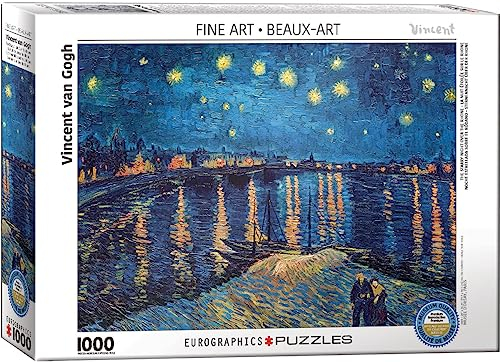 The Starry Night Over The Rhône. 1000 Teile