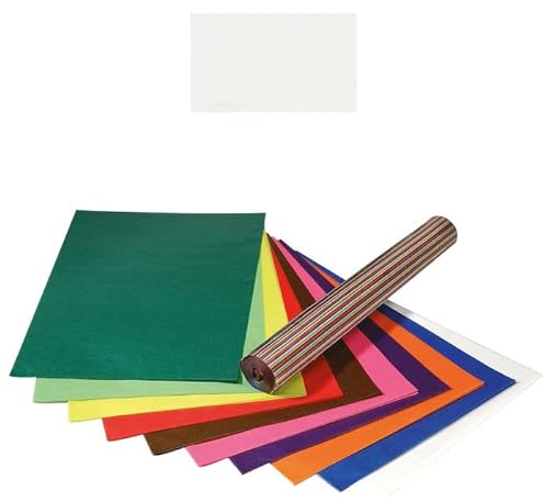 NEU Transparentpapier/Drachenpapier, 35x50 cm, 25 Bogen, Weiss